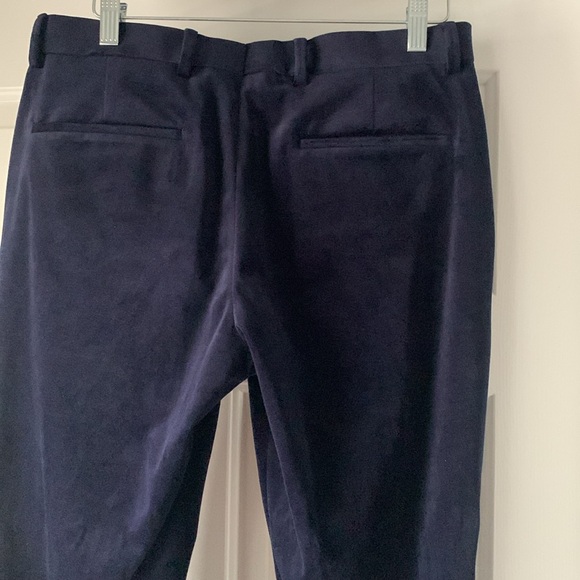 ASOS Men 2pc Blue Velvet Suit Personalized Floral Embroidered Lapel Designer - Picture 13 of 16